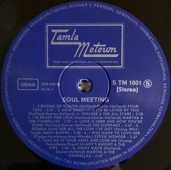 Cover zu Various - Soul Meeting | 1967 | Vinyl | Funk / Soul | Germany