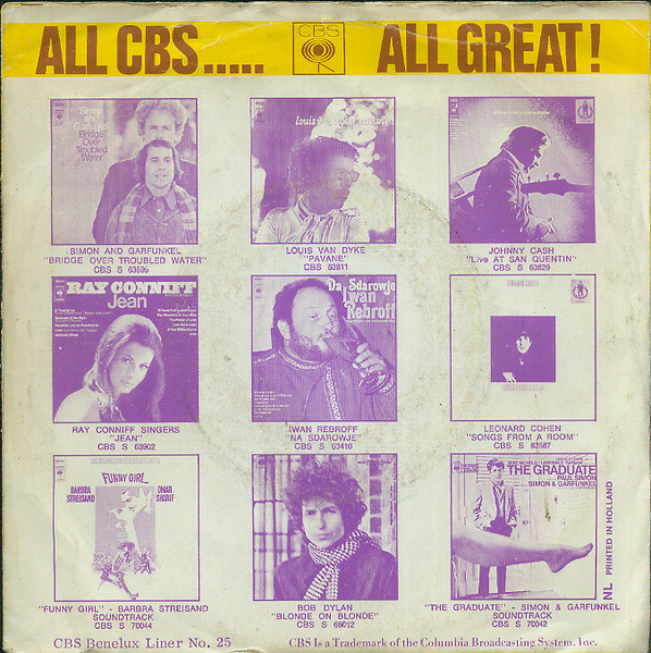 Cover zu Christie - San Bernadino | 1970 | Vinyl | Rock | Benelux Schallplatten Ankauf