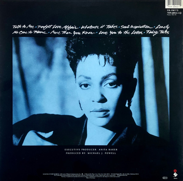 Cover zu Anita Baker - Compositions | 1990 | Vinyl | Jazz, Funk / Soul | UK & Europe