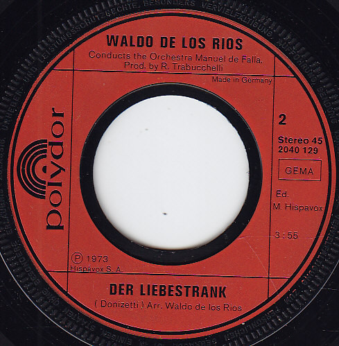 Cover zu Waldo De Los Rios - Gefangenenchor aus