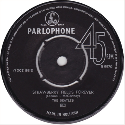 Cover zu The Beatles - Strawberry Fields Forever / Penny Lane | 1967 | Vinyl | Rock, Pop | Netherlands Schallplatten Ankauf