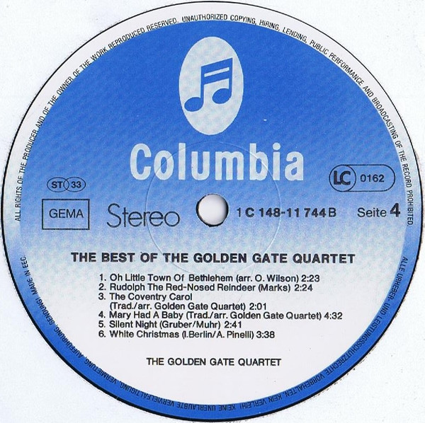 Cover zu The Golden Gate Quartet - The Best Of The Golden Gate Quartet | Vinyl | Jazz, Folk, World, & Country | Germany