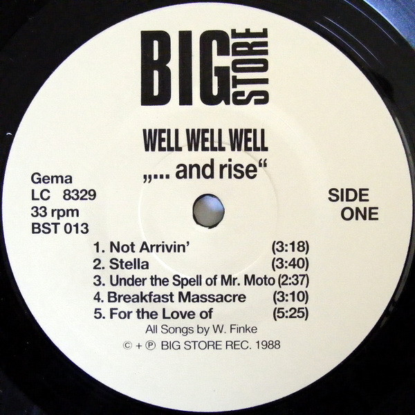 Cover zu Well! Well! Well! - ... And Rise | 1988 | Vinyl | Rock | Germany
