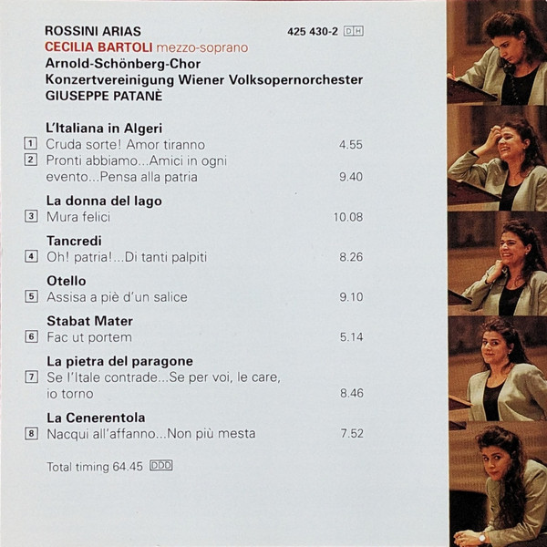 Cover zu Cecilia Bartoli - Rossini Arias | Vinyl | Classical | Europe