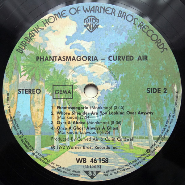 Cover zu Curved Air - Phantasmagoria | Vinyl | Rock | Germany