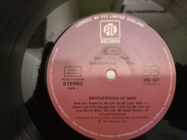 Cover zu Brotherhood Of Man - Star Discothek - Brotherhood Of Man | 1979 | Vinyl | Folk, World, & Country | Austria