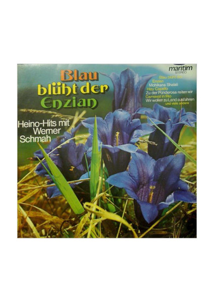 Cover zu Werner Schmah - Blau Blüht Der Enzian - Heino-Hits Mit Werner Schmah | 1973 | Vinyl | Pop | Germany Schallplatten Ankauf