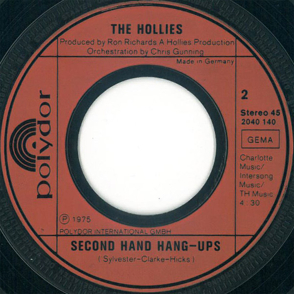 Cover zu The Hollies - Sandy | 1975 | Vinyl | Rock, Pop | Germany Schallplatten Ankauf