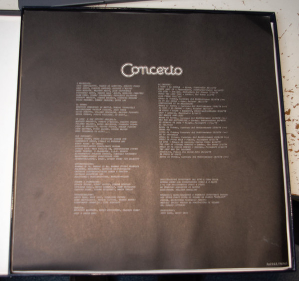 Cover zu Angelo Branduardi - Concerto | 1980 | Vinyl, LP, Stereo, Box Set | Rock, Pop, Folk, World, & Country | Germany