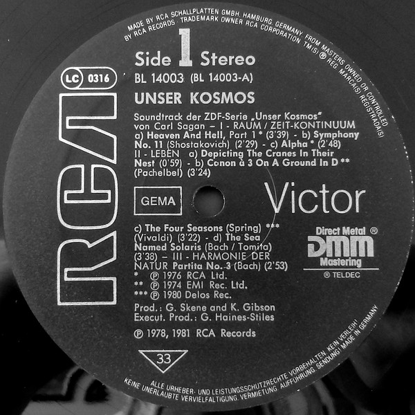 Cover zu Various - Unser Kosmos - Soundtrack Der ZDF-Serie