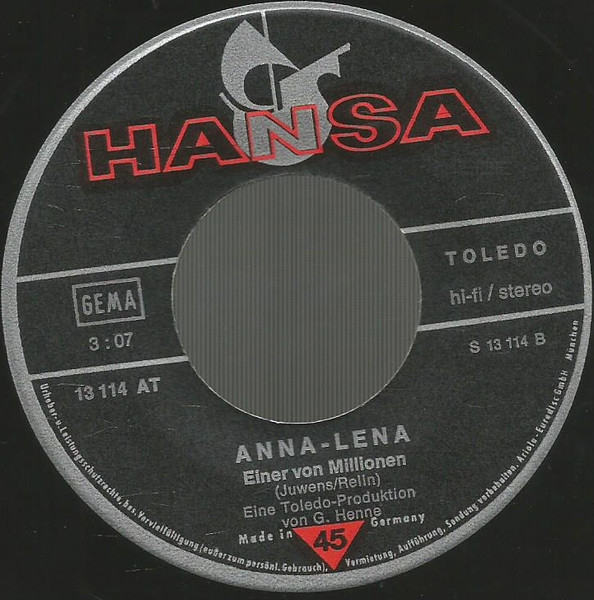 Cover zu Anna-Lena Löfgren - Rosen Aus Papier (Paper-Roses) | 1974 | Vinyl | Pop | Germany Schallplatten Ankauf