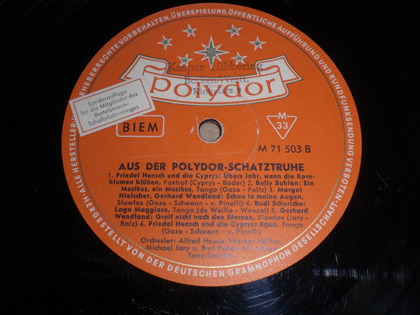 Cover zu Various - Aus Der Polydor-Schatztruhe - Erinnern Sie Sich...? | 1960 | Vinyl | Latin, Pop | Germany