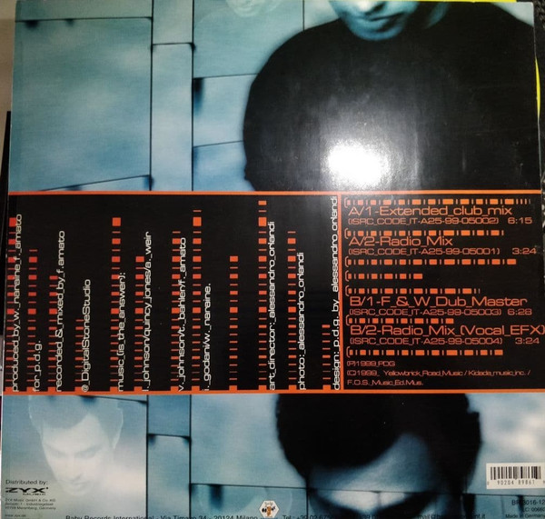 Cover zu Double You - Music (Is The Answer) | 1999 | Vinyl | Electronic | Germany Schallplatten Ankauf