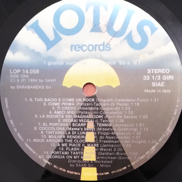 Cover zu Various - 30 X '50 X '60 - 30 Grandi Successi Degli Anni '50 d' '60 | 1984 | Vinyl | Pop | Italy
