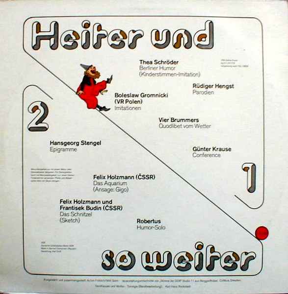 Cover zu Various - Heiter Und So Weiter | 1978 | Vinyl | Non-Music | German Democratic Republic (GDR) Schallplatten Ankauf