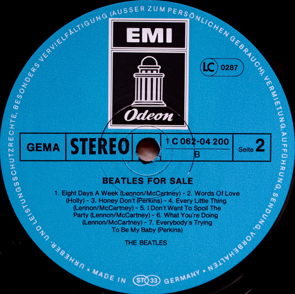 Cover zu The Beatles - Beatles For Sale | Vinyl | Rock | Germany