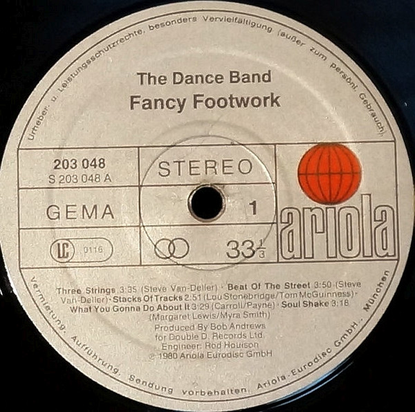 Cover zu The Dance Band (2) - Fancy Footwork | 1980 | LP, Album | Rock, Pop | Germany Schallplatten Ankauf