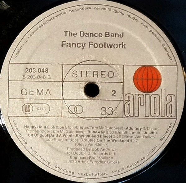 Cover zu The Dance Band (2) - Fancy Footwork | 1980 | LP, Album | Rock, Pop | Germany
