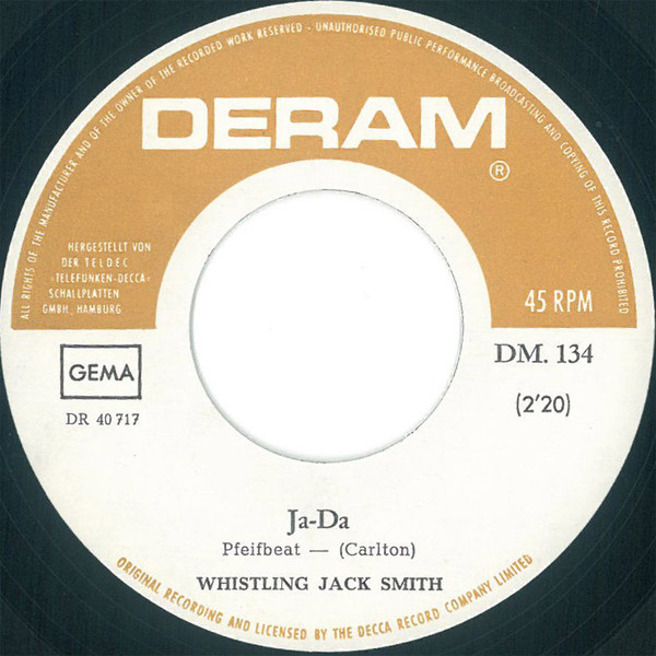 Cover zu Whistling Jack Smith - Colonel Bogey's March / Ja-Da | 1968 | Vinyl | Pop | Germany Schallplatten Ankauf