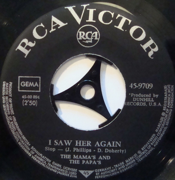 Cover zu The Mamas & The Papas - I Saw Her Again / Even If I Could | 1966 | Vinyl | Rock | Germany