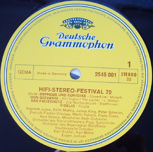 Cover zu Various - Hifi-Stereo-Festival 70 | 1970 | Vinyl | Classical | Germany