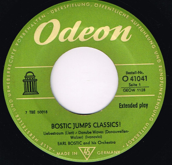 Cover zu Earl Bostic And His Orchestra - Bostic Jumps Classics ! | 1960 | Vinyl | Classical | Germany