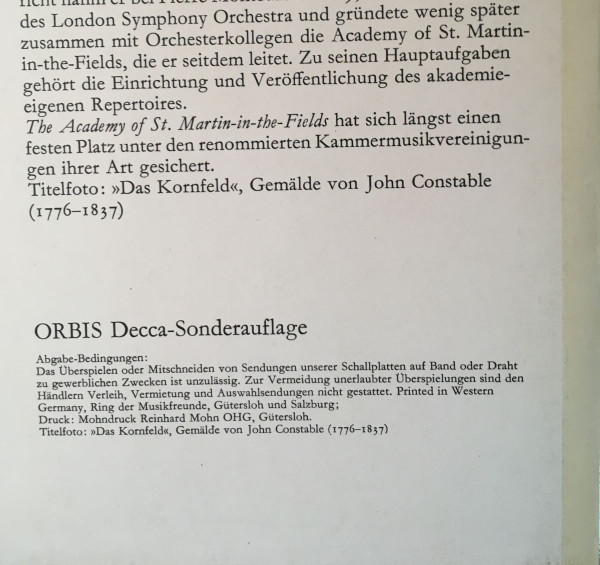 Cover zu Antonín Dvořák / Edvard Grieg, The Academy Of St. Martin-In-The-Fields, Sir Neville Marriner - Streicherserenade E-dur / Aus Holbergs Zeit | 1973 | Vinyl | Classical | Germany