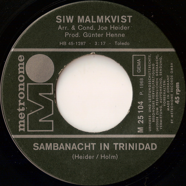 Cover zu Siw Malmkvist - Zigeunerhochzeit | 1968 | Vinyl | Pop | Germany Schallplatten Ankauf