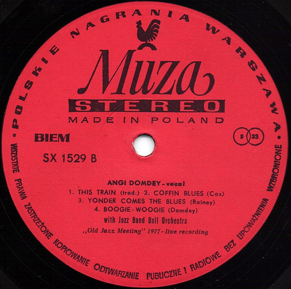 Cover zu Wallace Davenport / Angi Domdey Featuring Jazz Band Ball Orchestra - Untitled | 1977 | Vinyl | Jazz | Poland