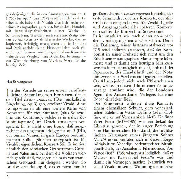 Cover zu Antonio Vivaldi, The English Concert, Trevor Pinnock - Violin Concertos (From
