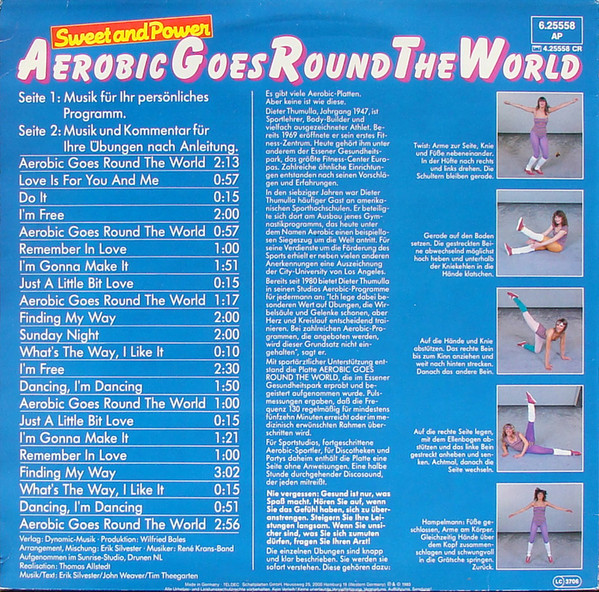 Cover zu Wilfried Bales - Sweet And Power - Aerobics Goes Round The World | 1983 | Vinyl | Pop | Germany Schallplatten Ankauf