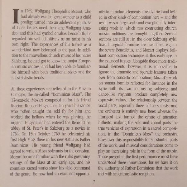Cover zu Wolfgang Amadeus Mozart, Charlotte Margiono, Barbara Bonney, Elisabeth Von Magnus, Uwe Heilmann, Gilles Cachemaille, Arnold Schoenberg Chor, Concentus Musicus Wien, Nikolaus Harnoncourt - Mo