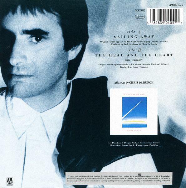 Cover zu Chris De Burgh - Sailing Away | 1988 | Vinyl | Pop | Europe Schallplatten Ankauf