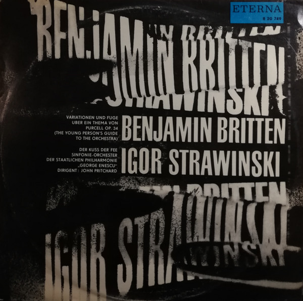 Cover zu Benjamin Britten, Igor Stravinsky, Orchestra Simfonică A Filarmonicii De Stat