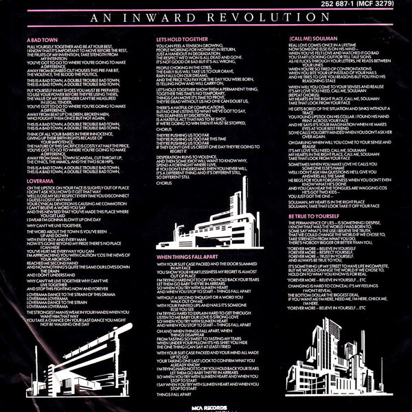 Cover zu Big Sound Authority - An Inward Revolution | 1985 | LP, Album | Rock, Pop | Europe Schallplatten Ankauf