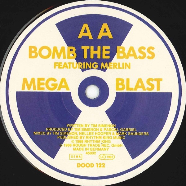 Cover zu Bomb The Bass - Don't Make Me Wait / Megablast | 1988 | Vinyl | Electronic | Germany