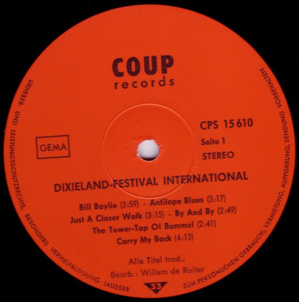 Cover zu Unknown Artist - Dixieland-Festival International | Vinyl | Jazz | Germany