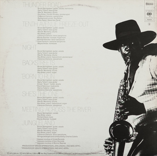 Cover zu Bruce Springsteen - Born To Run | 1975 | LP, Album, Gat | Rock | Europe