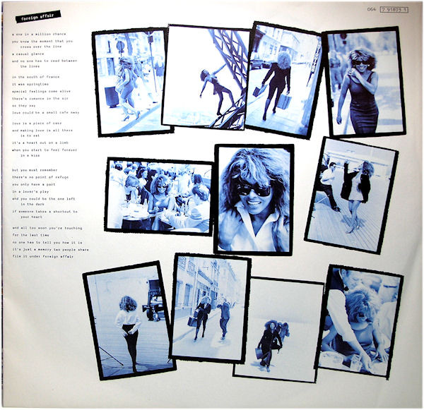 Cover zu Tina Turner - Foreign Affair | 1989 | LP, Album, Gat | Rock, Funk / Soul, Pop | Europe