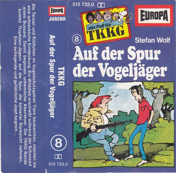 Cover zu Stefan Wolf - TKKG 8 - Auf Der Spur Der Vogeljäger | Vinyl | Non-Music, Children's | Germany