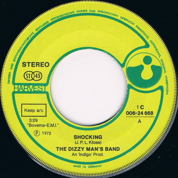 Cover zu Dizzy Man's Band - Shocking | 1972 | Vinyl | Rock | Germany