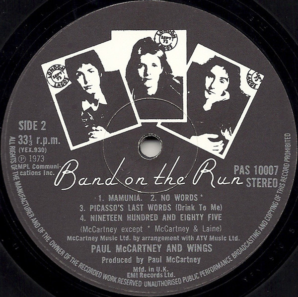 Cover zu Wings (2) - Band On The Run | Vinyl | Rock | UK