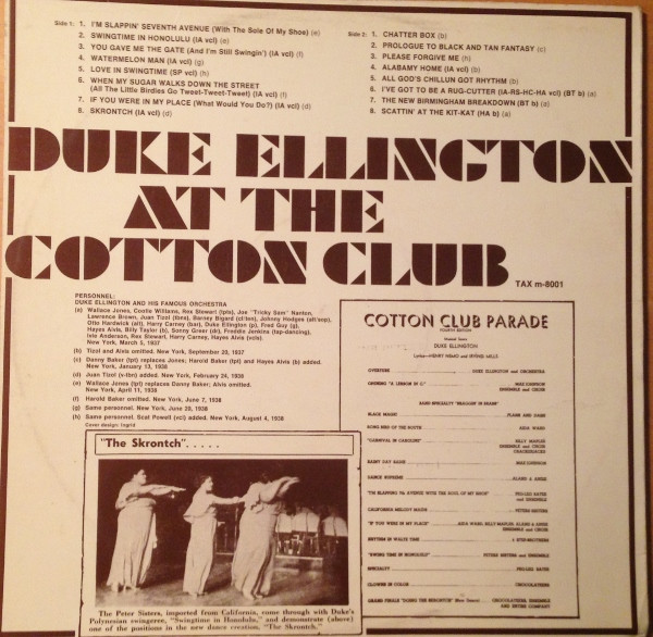 Cover zu Duke Ellington - Duke Ellington At The Cotton Club | Vinyl | Jazz | Sweden Schallplatten Ankauf