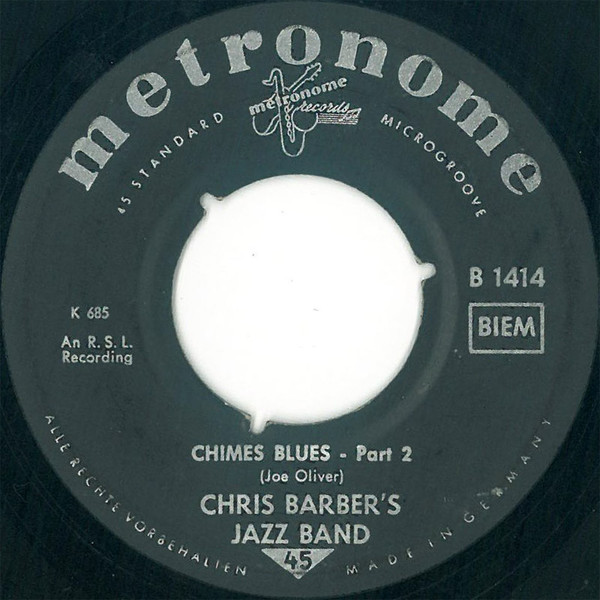 Cover zu Chris Barber's Jazz Band - Chimes Blues | Vinyl | Jazz | Germany Schallplatten Ankauf
