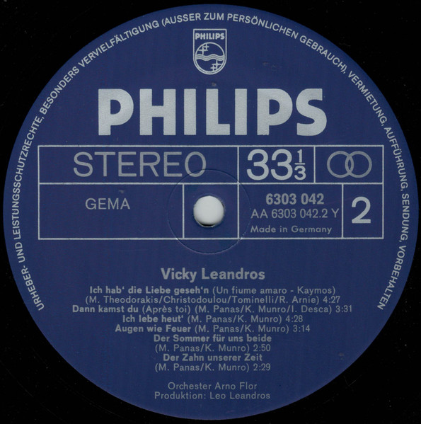 Cover zu Vicky Leandros - Vicky Leandros | 1972 | Vinyl | Pop | Germany Schallplatten Ankauf