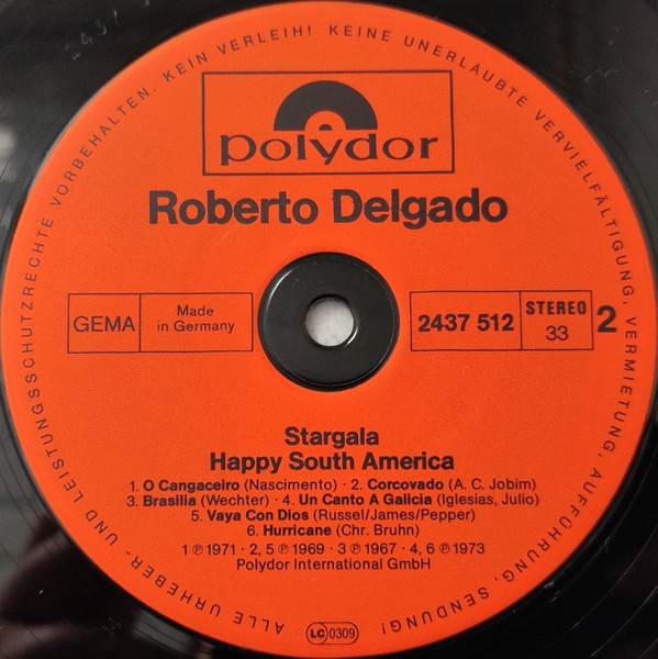 Cover zu Roberto Delgado - Stargala - Happy South America | Vinyl | Latin | Germany