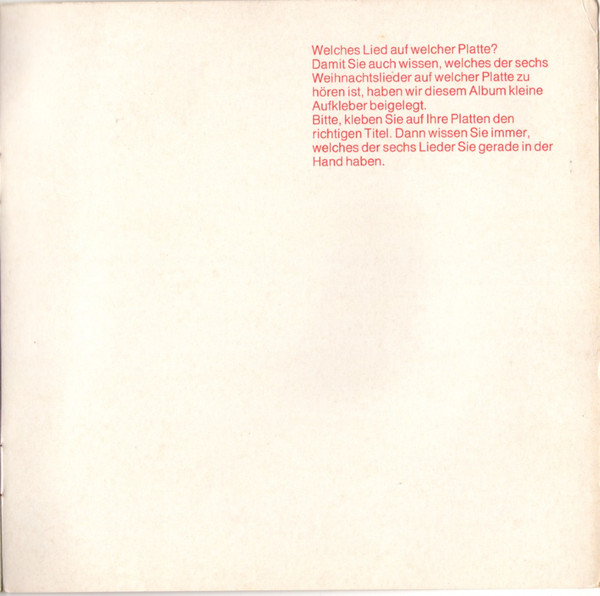 Cover zu Unknown Artist - Weihnachtslieder Aus Europa | Vinyl | Folk, World, & Country | Germany