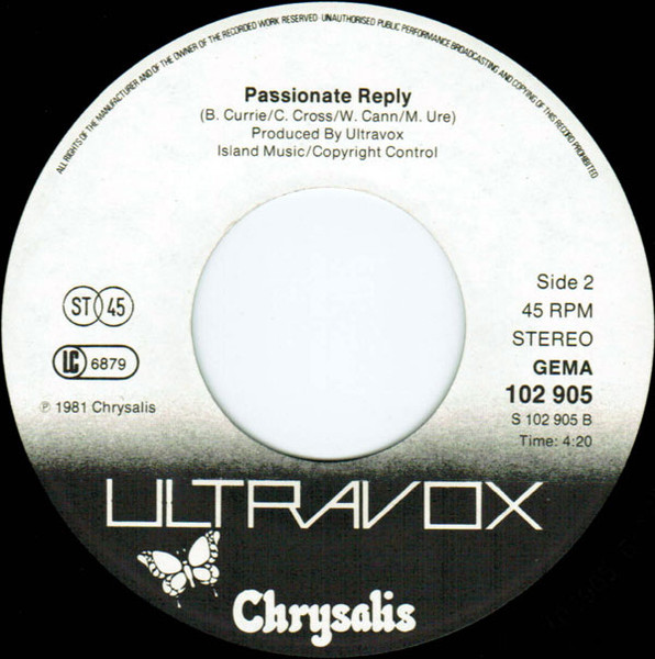 Cover zu Ultravox - Vienna | 1981 | 7