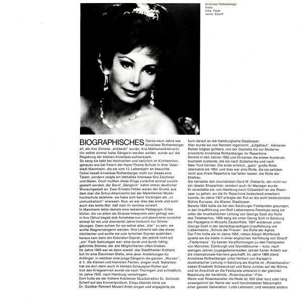 Cover zu Anneliese Rothenberger - Ihren Freunden Gewidmet | Vinyl | Classical | Germany