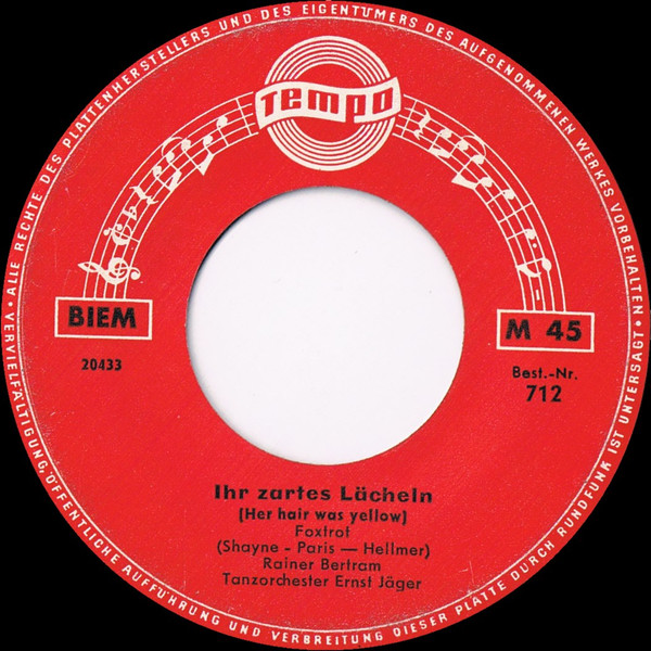 Cover zu Die Kolibris (3) / Rainer Bertram - Schönes Mädchen Vom Rio Negro / Ihr Zartes Lächeln | Vinyl | Pop | Germany Schallplatten Ankauf